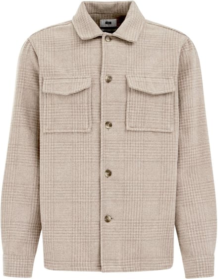 We Fashion Overshirt Greige Größe: 3XL | Casual hemden Outlet | Herren