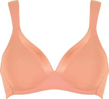 Naturana - Soft bh met glansband - 5119 - Peach Pink - 80B