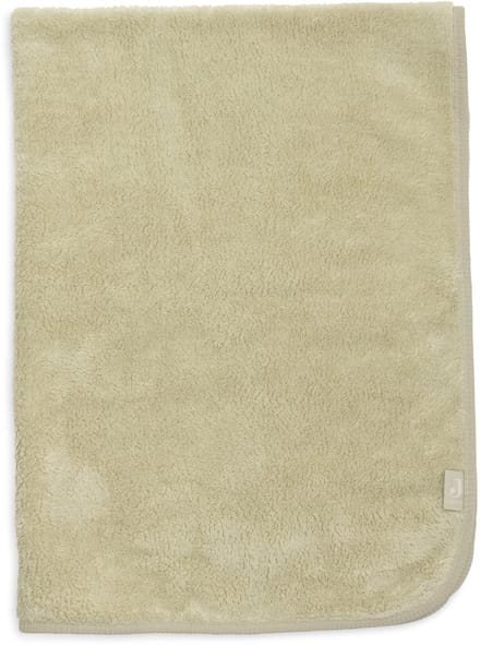 Jollein Baby Decke Wiege 75x100cm Basic Sherpa/Jersey - Soft Matcha