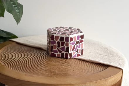 LC DIY Set- Sieraden Kist Mozaïek Roze