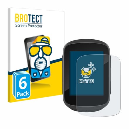 BROTECT - Screenprotector voor Garmin Edge 130 Plus - Folie Beschermfolie matte 6 Stuks