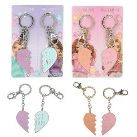 Depesche - TOPModel sleutelhangers hart BFF - 1 set