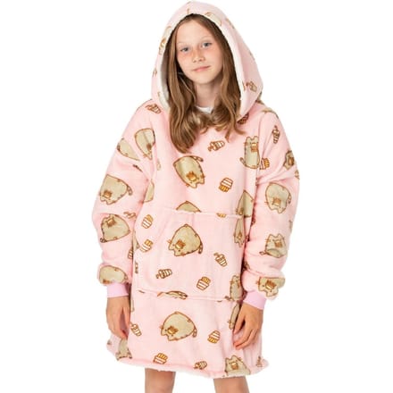 Pusheen Childrens/Kids VUddie Oversized Hoodie Deken One Size roze