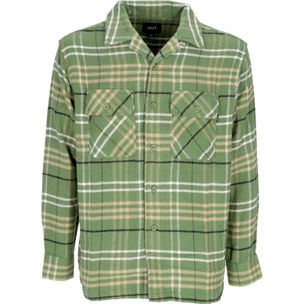 Westridge geweven overhemd Avocado herenshirt met lange mouwen