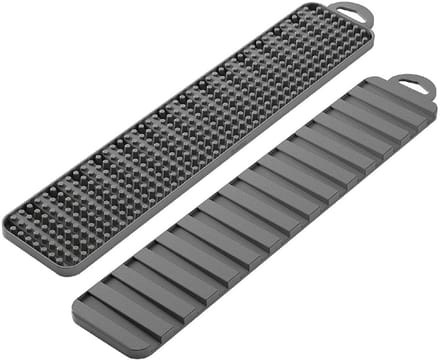 Metaltex Afdruipmat Gravity Slim 2-zijdig 40 X 8 Cm Grijs