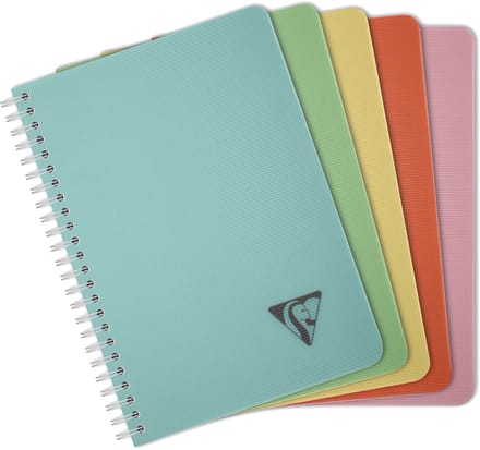 Clairefontaine spiraalschrift LINICOLOR, A5, strogeel