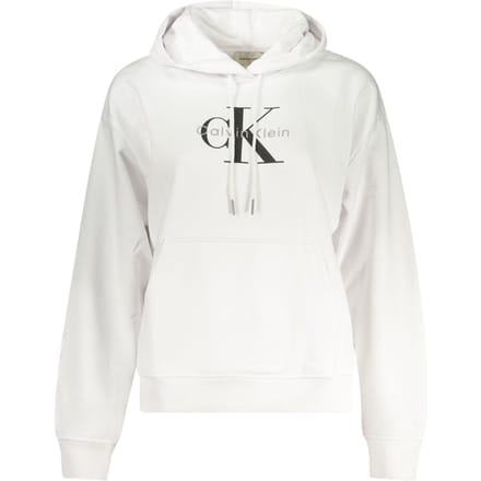 Calvin Klein Bianco Katoenen Dames Sweatshirt