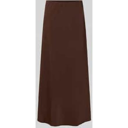 Uitlopende maxi-rok met elastische band model 'FRANAN'