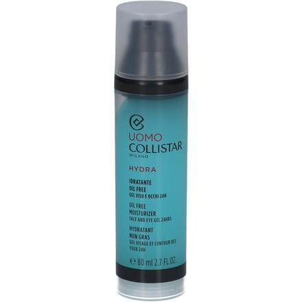 Collistar Uomo Hydra Olievrije Hydratatie Gezichts- en Ooggel 80 ml
