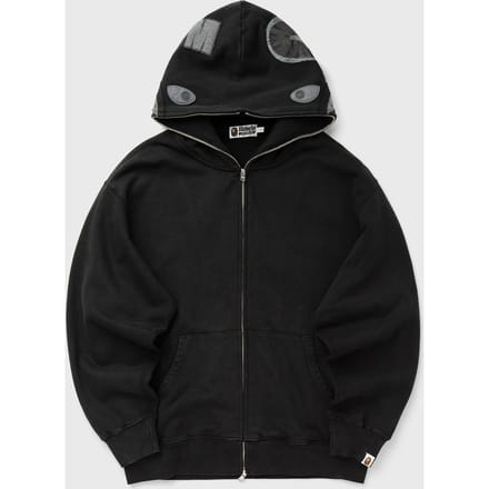 GARMENT DYE SHARK RELAXED FIT FULL ZIP HOODIE