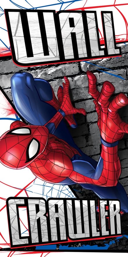 SpiderMan Wall Crawler - Strandlaken - 70 x 140 cm - Multi