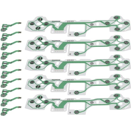 5 Sets Flexibele Platte Kabel FPC Flexibele Kabel Vervangingsonderdeel Accessoire voor PS5 Gamepad Handvat white