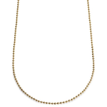 Essentials | 3 mm Goudkleurige Ketting met Bolletjes Schakels