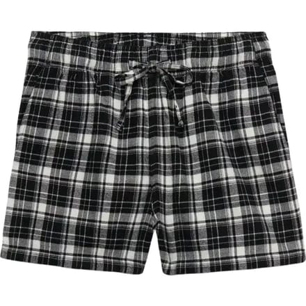 Katoenen geruite elastische short voor vrouwen Superdry