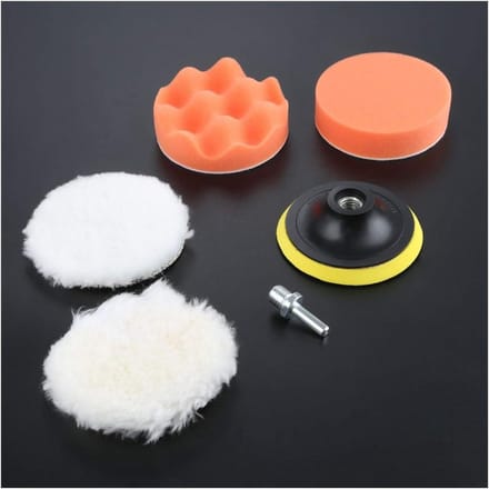 Polijstmachine Set - Buffer Pads - Auto Reinigen - Herbruikbaar Materiaal - 4 Inch - Diverse Kleuren