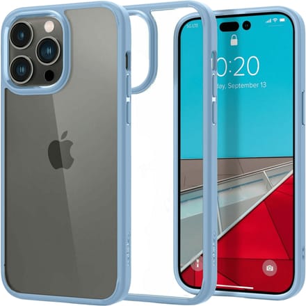 Spigen Ultra Hybrid Apple iPhone 14 Pro Hoesje Back Cover Blauw