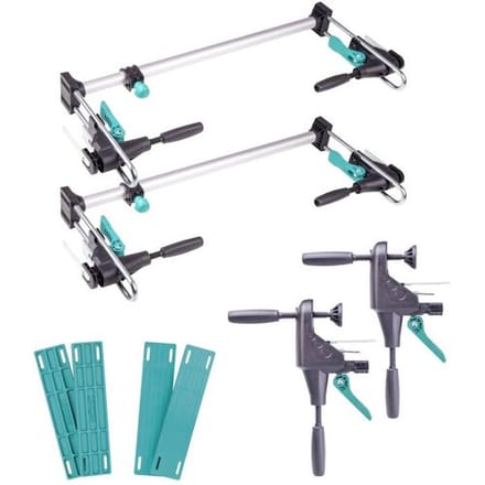 wolfcraft - Deurkozijn montageset "PRO" De complete set voor het monteren van deuren en kozijnen - 3676000