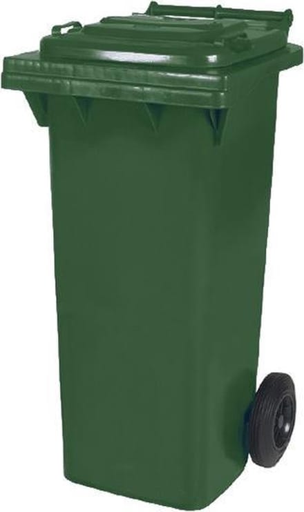 2-wiel afvalcontainer - 80 liter - groen