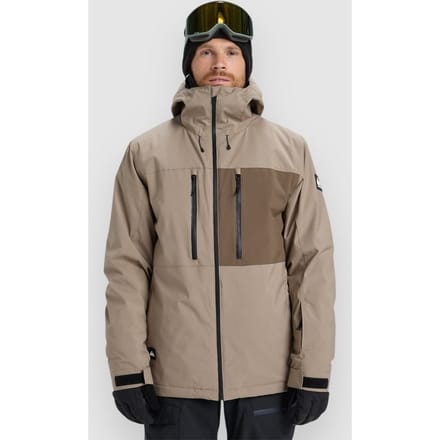 Quiksilver Sycamore Solid 20k Jas Beige S Man