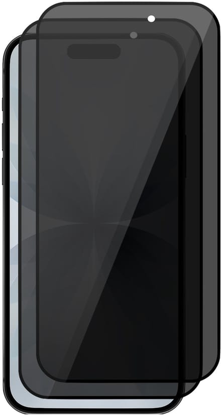Privacy Screenprotector geschikt voor iPhone 17 - 2x Volledig Dekkend Glas Screen Protector