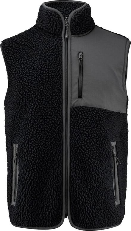 James Harvest KINGSLEY VEST 2111501 - Zwart - M