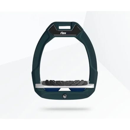 Veiligheidsstijgers Paardrijden Incliné Ultra Grip Groen/Grijs/Marin Flex-On Safe-On