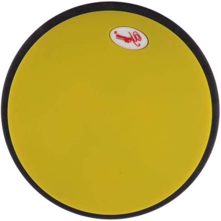 Drum Oefenpad - Snare Pad - Muziek Oefenen - Geluidsdempend Ontwerp - 10 Inch - Zwart Blauw Geel