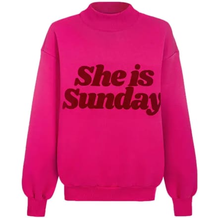 Dames sweatshirt She is Sunday She Is Sunday