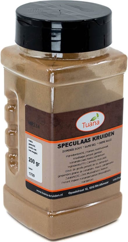 Tuana Kruiden - Speculaas Kruiden - Strooibus 140 Gram - Tuanashop - MP-S-0018