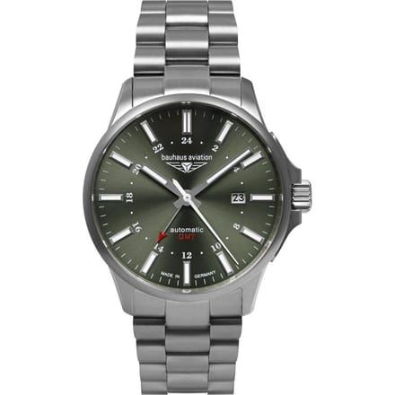 Bauhaus Aviation 2868M-4 Aviation Titanium Horloge