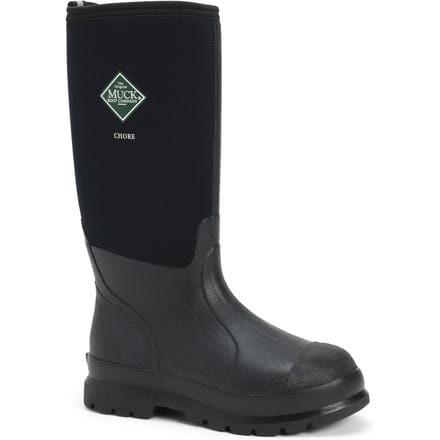 Muck Boots Chore Classic Hi Zwarte Regenlaarzen