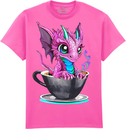 Draak Black Coffee Dragon The Coloured House T-shirt S