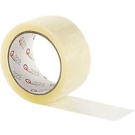 Verpakkingstape Qtape® 222, transparant, 6 rollen