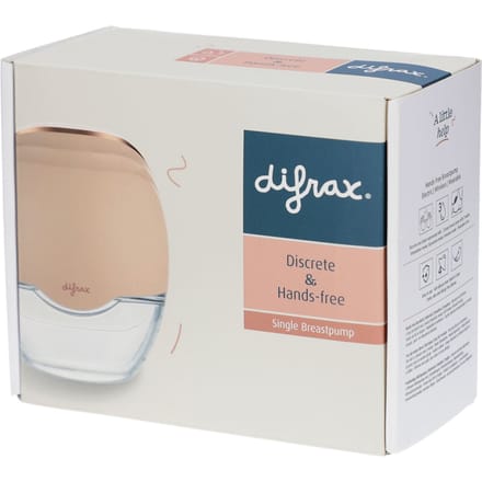 Difrax Handsfree Borstkolf Light Pink unisex