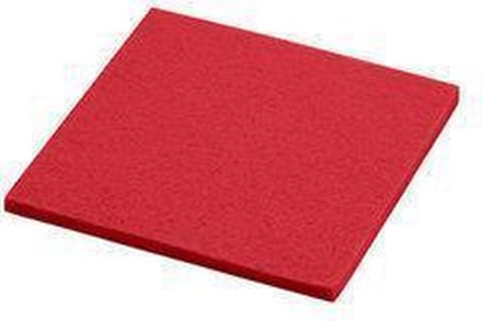 Daff Onderzetter - Vilt - Vierkant - 10 x 10 cm - Cherry - Rood