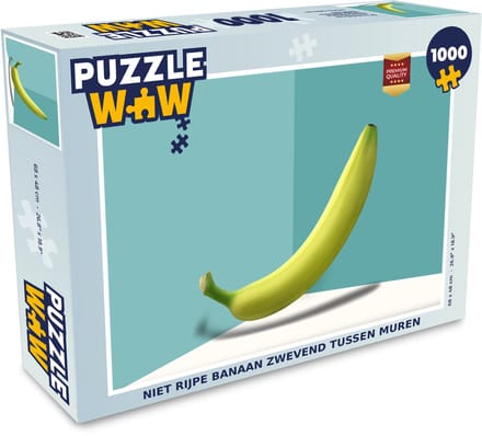 Puzzel Banaan - Geel - Fruit - Legpuzzel - Puzzel 1000 stukjes volwassenen