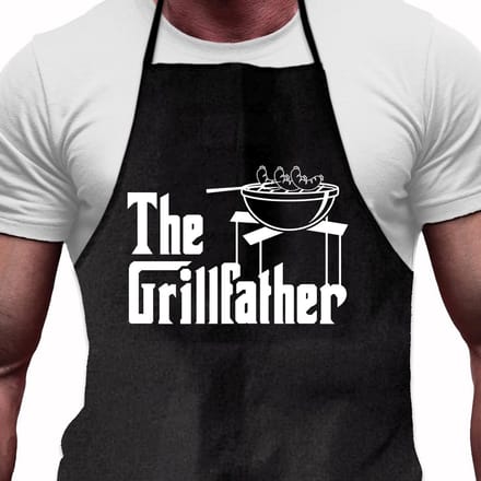 Grappige Grillschort voor Mannen - Barbecue Schort Cadeau voor Vader en BBQ Liefhebbers