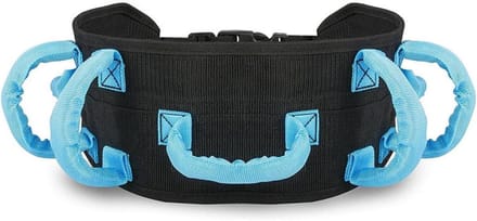 Revalidatie loopband - Herstelgordel - Veilig Lopen - 7 Handgrepen - Ondersteunt 136 kg - Zwart