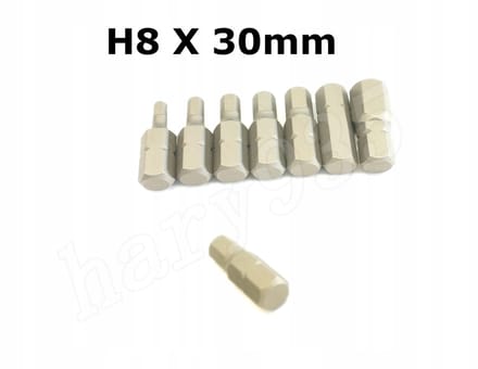 Jonnesway Hex Dopslagsbit 8x30mm - Hoge Kwaliteit Gereedschap