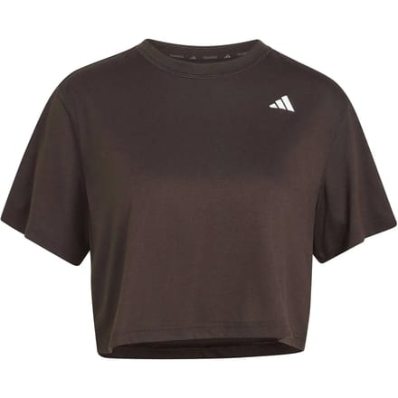 Adidas We Min Tee Tops & T-shirts Dames - Shirt - Bruin - Maat S