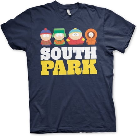 South Park T-shirt marineblauw