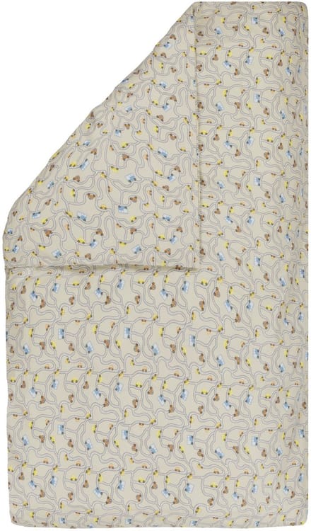 BINK Bedding Dekbedovertrek Traffic Beige Ledikant 100 x 135 cm (zonder sloop)
