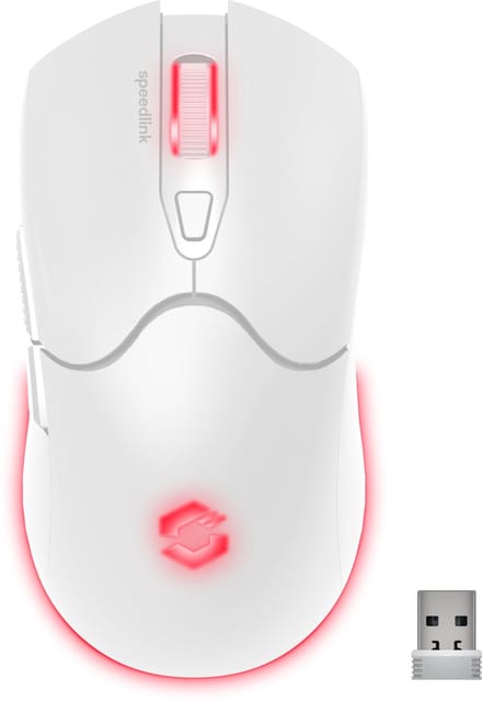 Speed-Link Speedlink - VELOX Rechargeable RGB Wireless Gaming - Gaming muis - Optisch - Wit