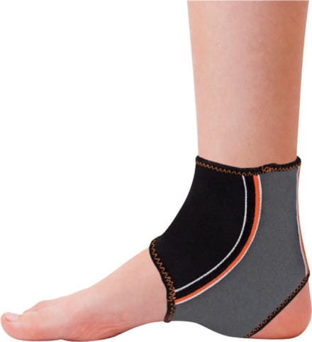 Aidapt Enkelbrace - Wasbaar large - Zwart/Grijs