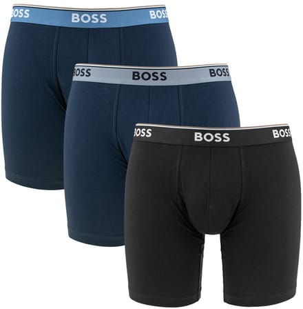 Broek & boxershort van katoenmix in set van 3 model 'BOXERBRLONG 3P POWER'