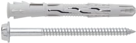 Universele hoogpresterende nylon pluggen - zeskantige kop (8 x 80 mm)
