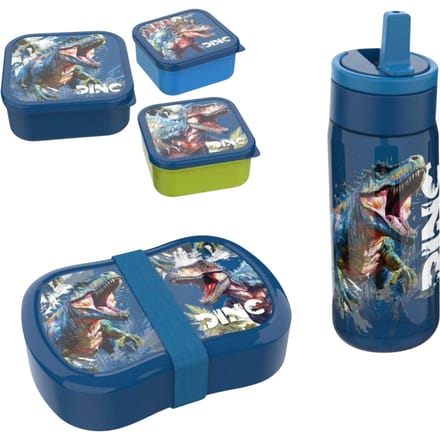 Lunch Buddies lunchset; lunchbox, snackbox en drinkfles