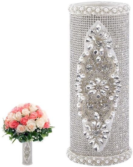 Bruidsboeket Houder met Strass voor Kunstbloemen en Decoratie