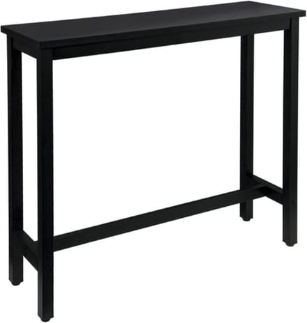 Bolt Edge Bartafel Deluxe - Zwart - Keuken - Rechthoekig - Hout/Metaal - 100x40x100cm