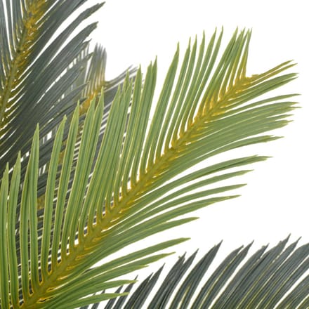 vidaXL - Kunstplant - met - pot - cycaspalm - 90 - cm - groen
